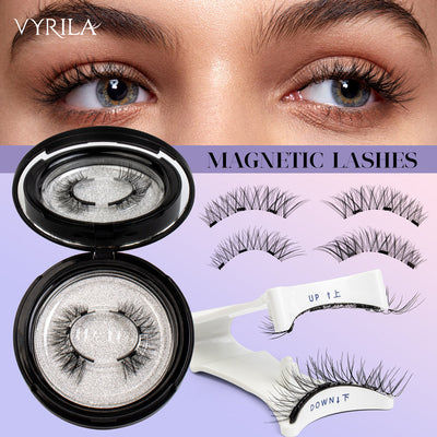 Magnetic Eyelashes Kit - (Pair of 2 + Applicator)