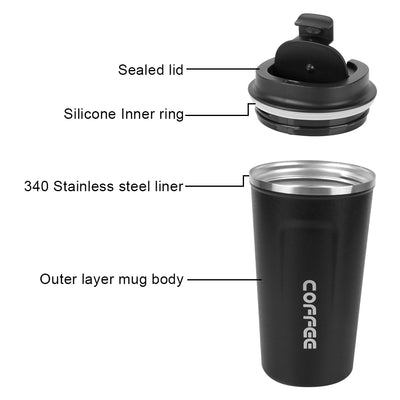 Digital Travel Coffee Mug | Double wall Insulation