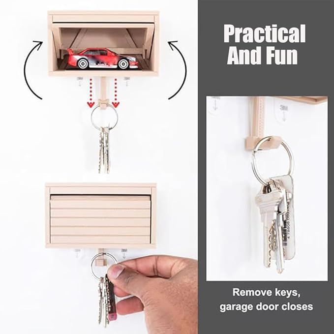Car Garage Key Holder (With Car 🏎️🏎️)