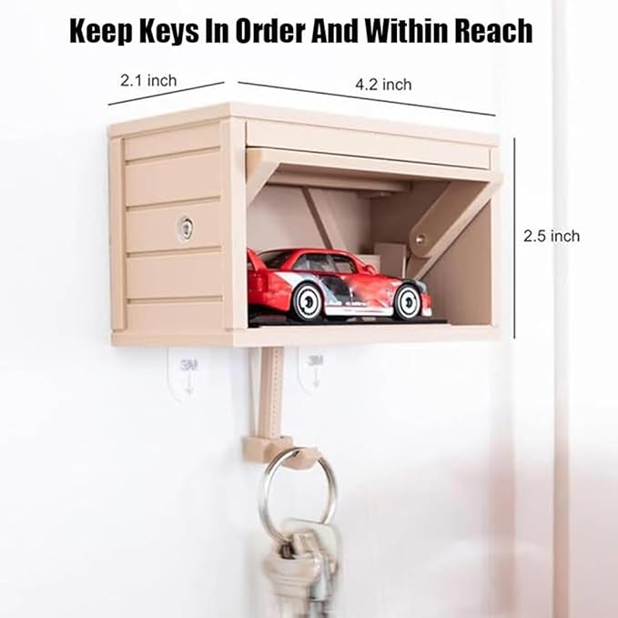 Car Garage Key Holder (With Car 🏎️🏎️)
