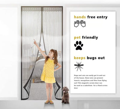 🔥Magnetic Screen Door👾 Prevent mosquito-borne viruses