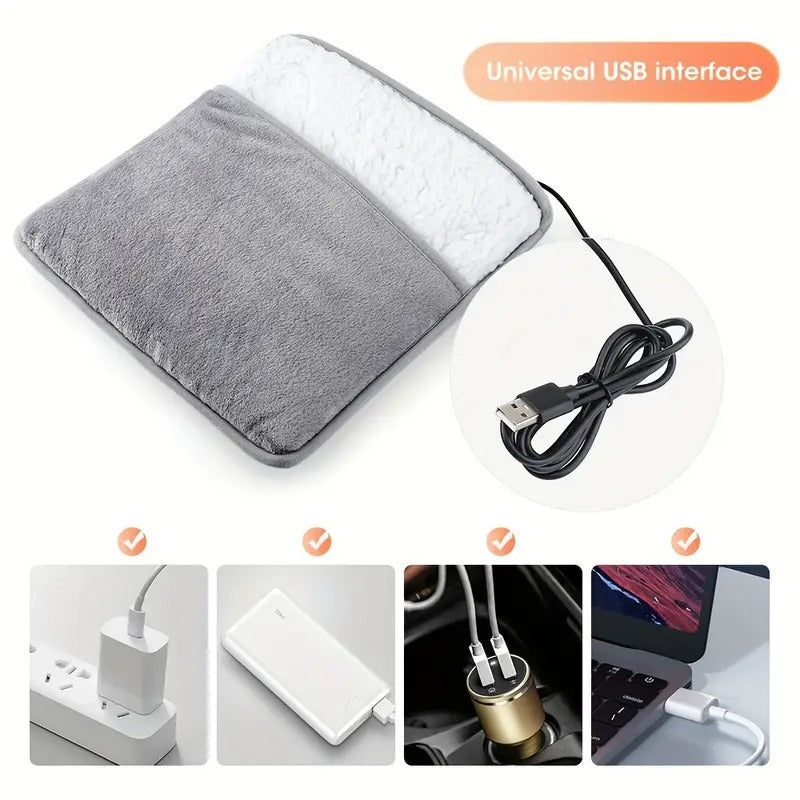 Washable USB Foot Warmer Heating Pad