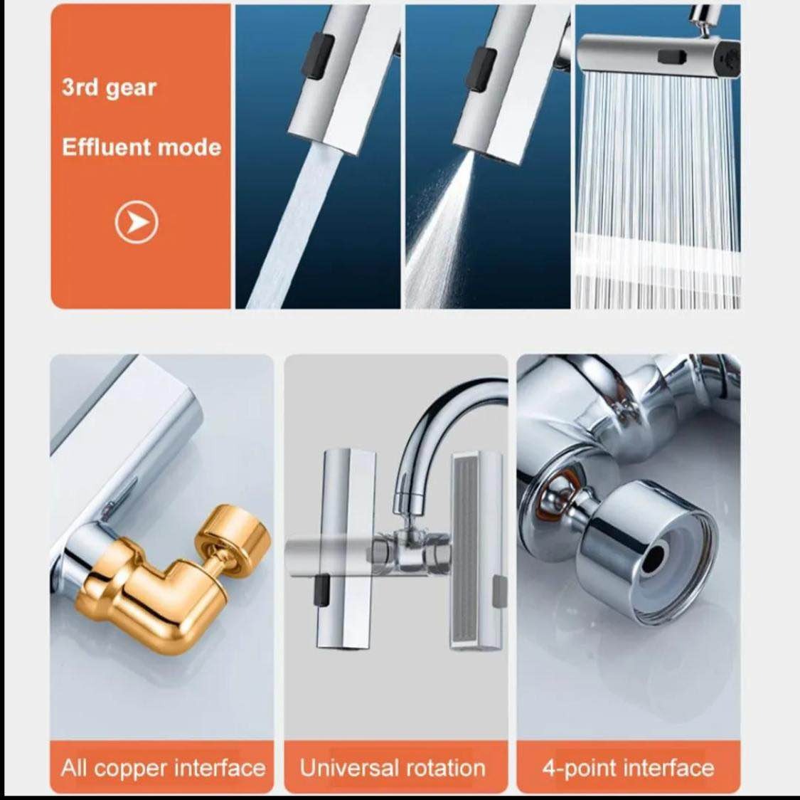 4 Modes Portable Shower - Multifunctional Universal Shower Fauced