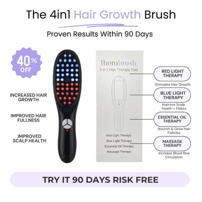 LED Hair Massage and Growth Brush