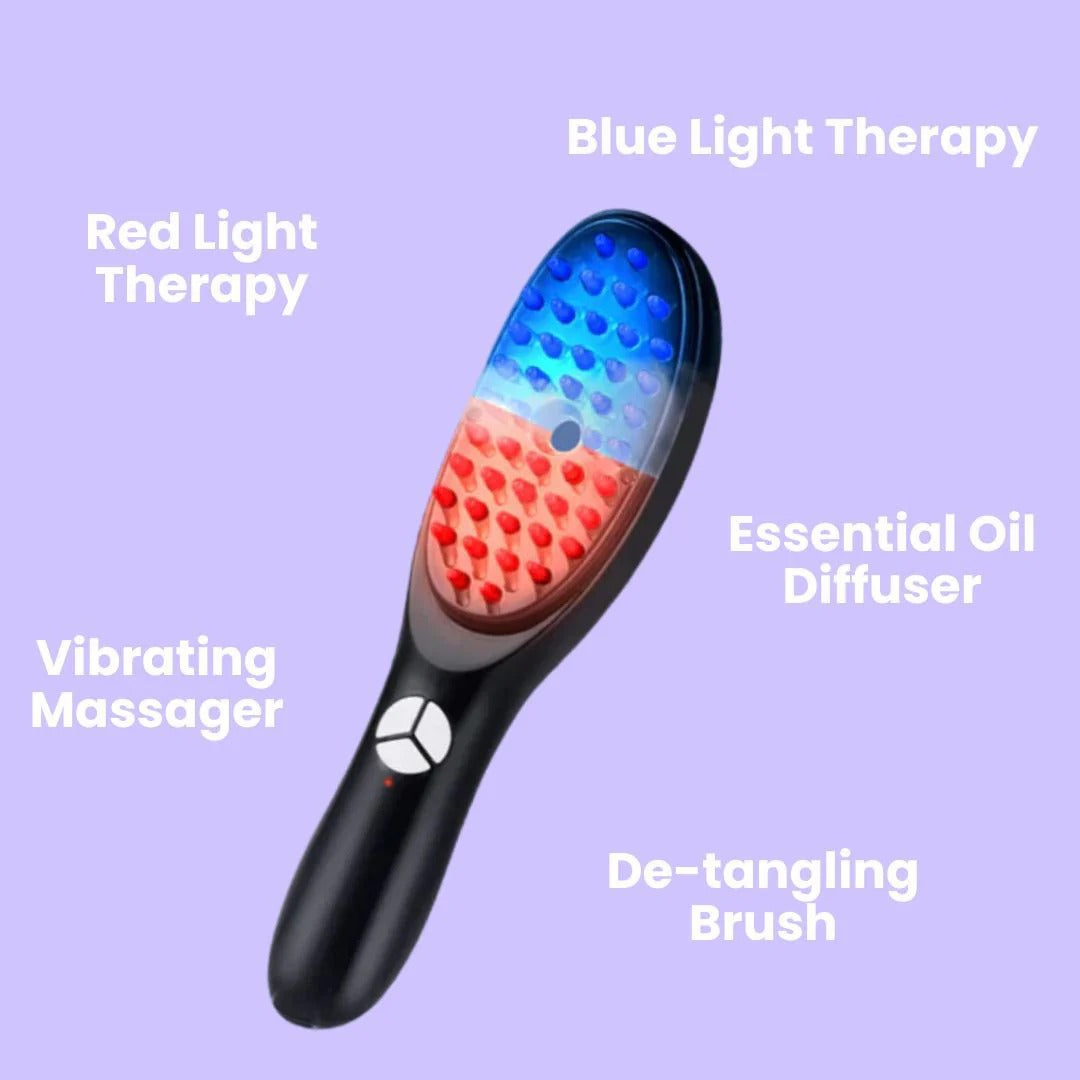 LED Hair Massage and Growth Brush