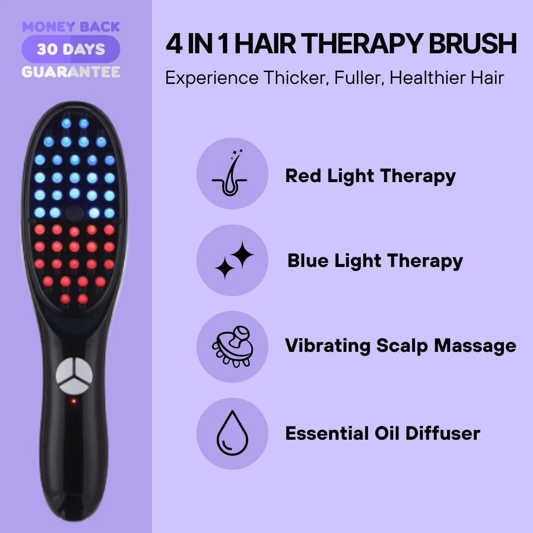 LED Hair Massage and Growth Brush